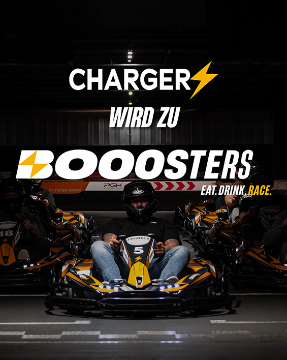 CHARGERS ist jetzt BOOOSTERS!